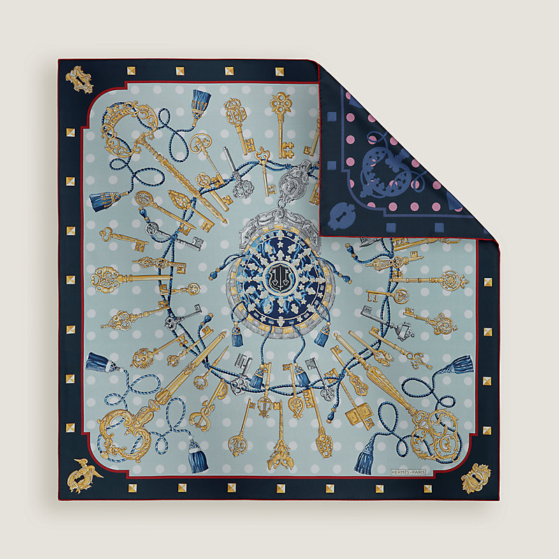 Les Cles double face scarf 90 | Hermès USA